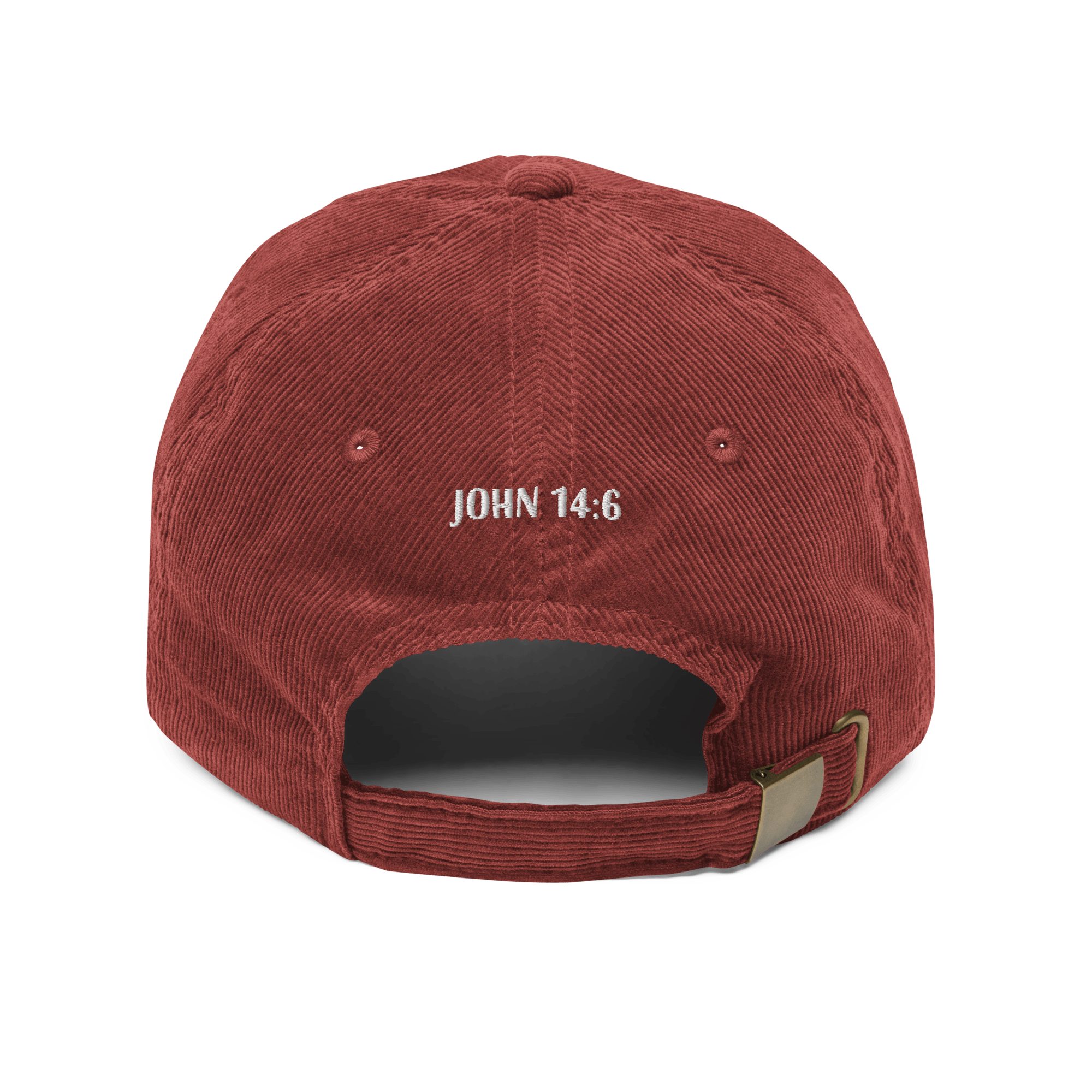 HWIA Red Vintage Corduroy Hat - He Who Is Almighty