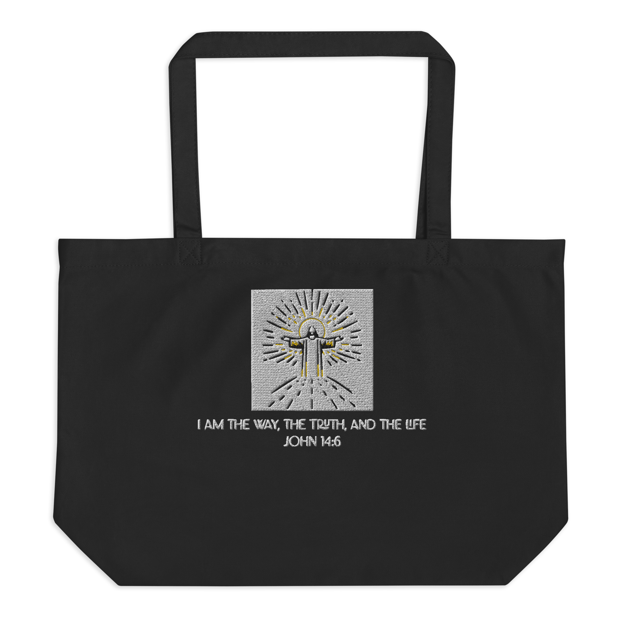 John 14:6 Large Organic Tote Bag